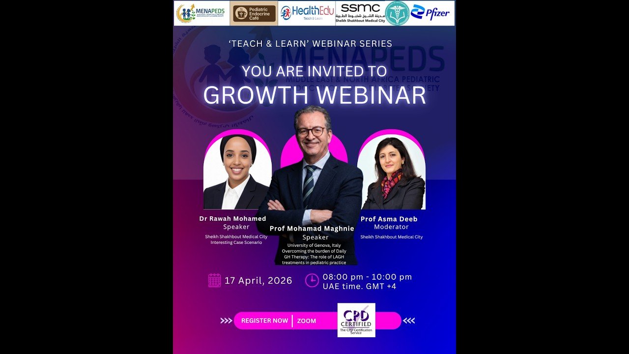Teach and Learn Growth Webinar invitation 17 April 2026, 8 to 10 PM UAE time